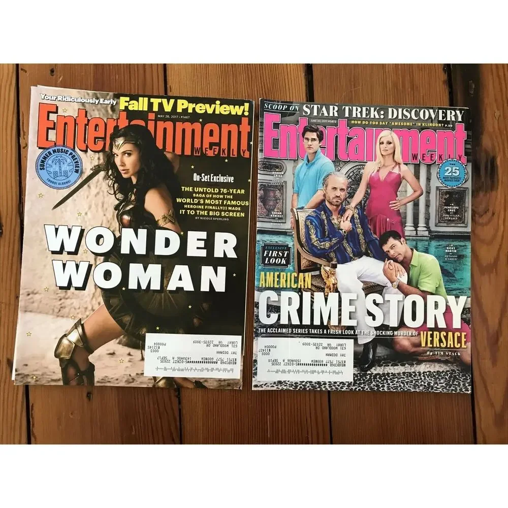 Set Lot 13 Entertainment Weekly Magazine Apr May Jun Jul Aug 2017 Sept Oct 2015